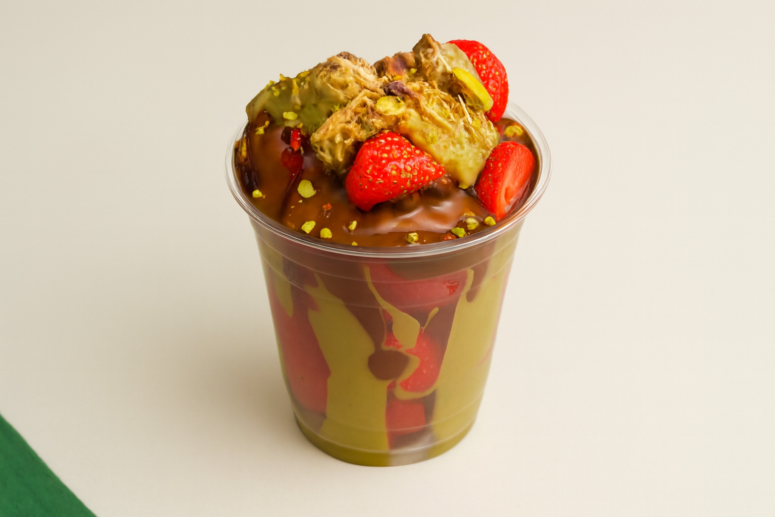 Triple Trouble Cup (Strawberry/Pistachio/Chocolate)