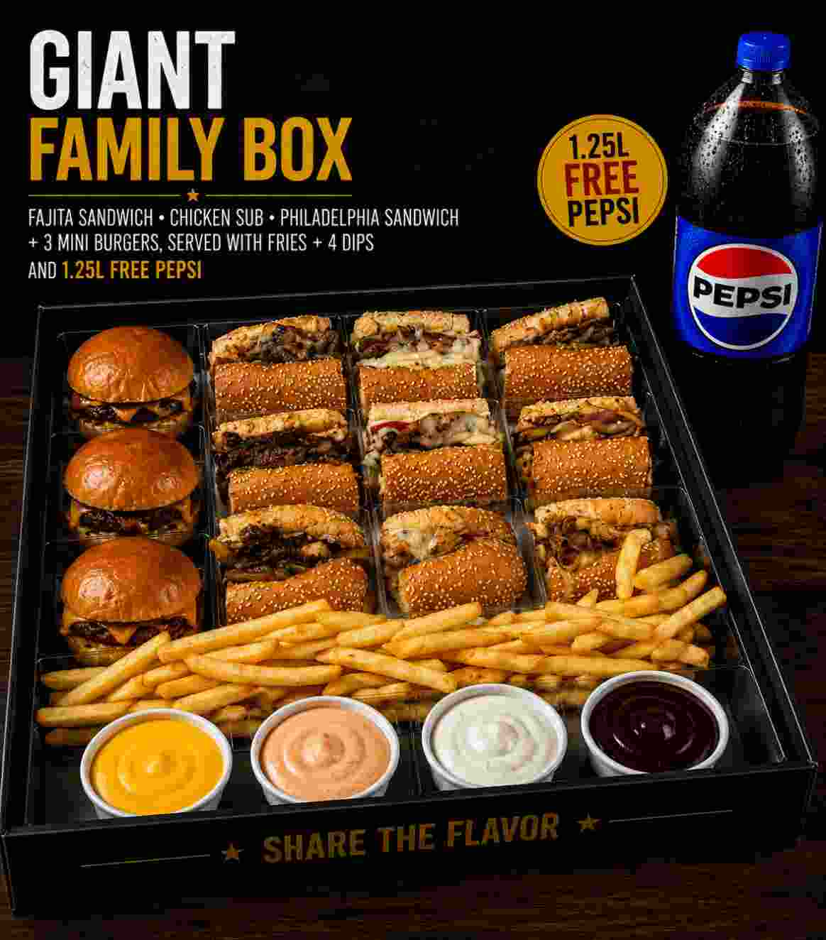 GIANT FAMILY BOX — Sandwiches