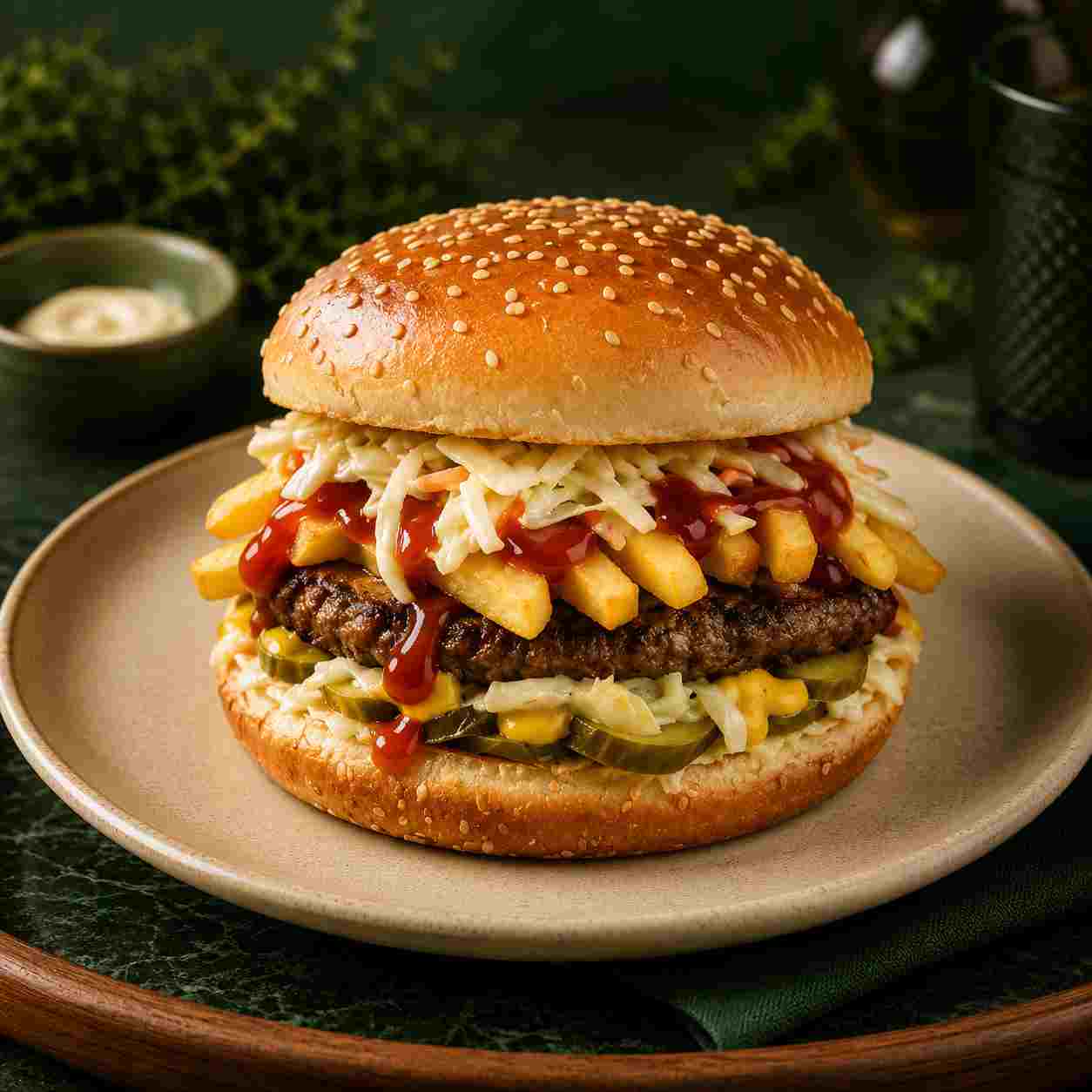 TRADITIONAL BURGER — BURGERS