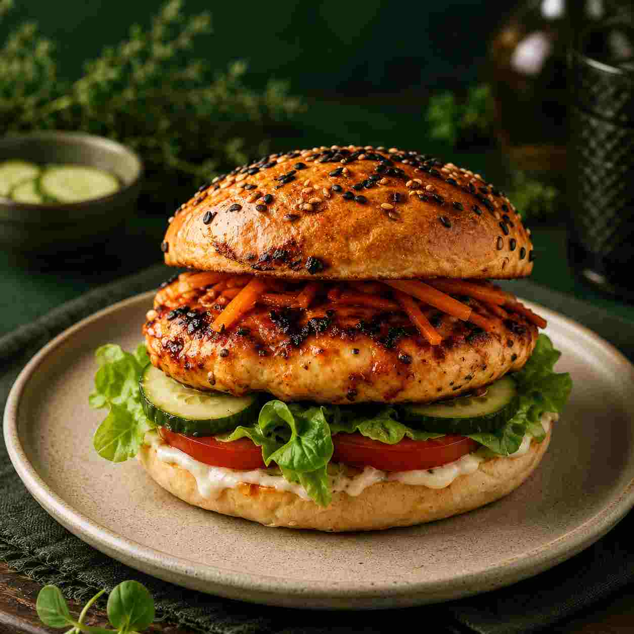 CHICKEN BURGER — BURGERS