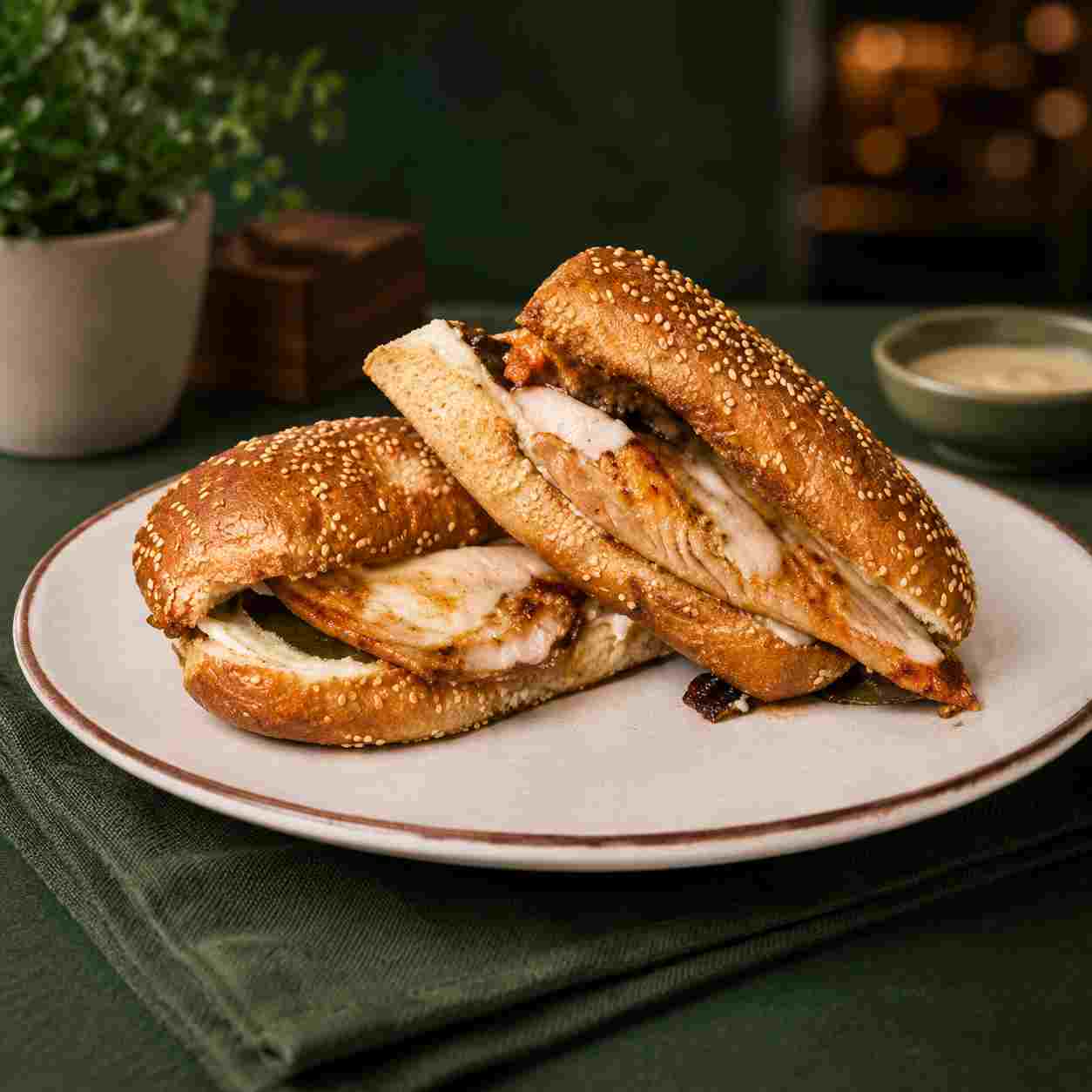 SPICY CHICKEN SANDWICH — Sandwiches