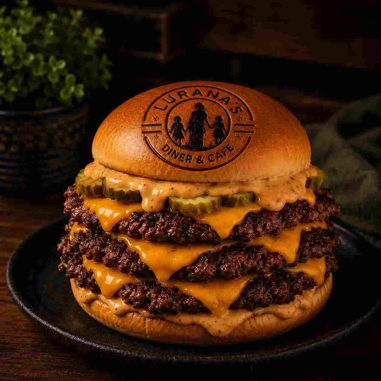 Triple Smash Burger — BURGERS