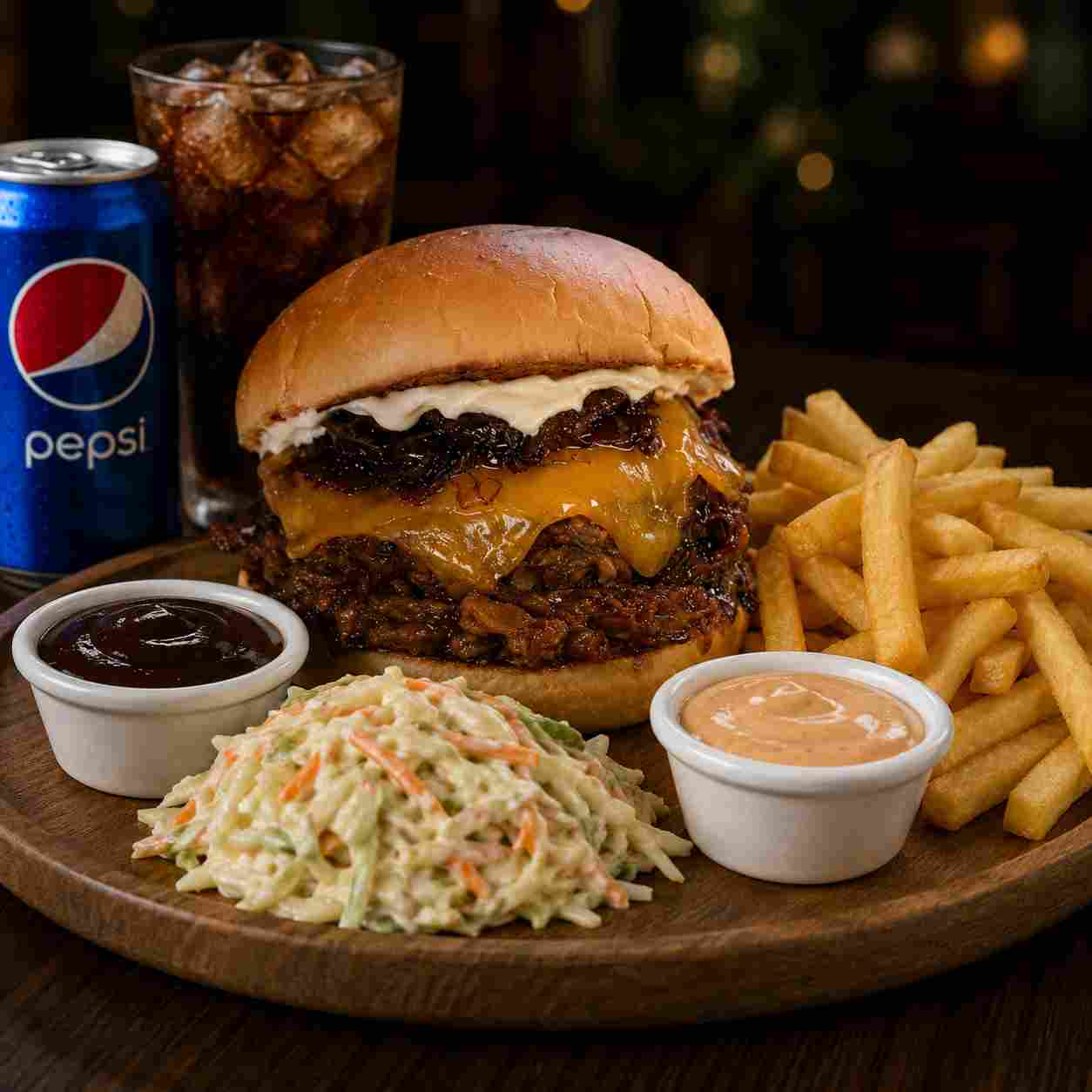 BRISKET HONEY BURGER — BURGERS