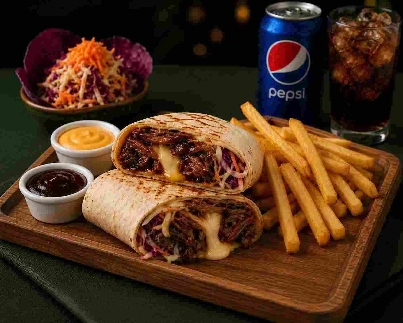 BRISKET WRAP — Sandwiches