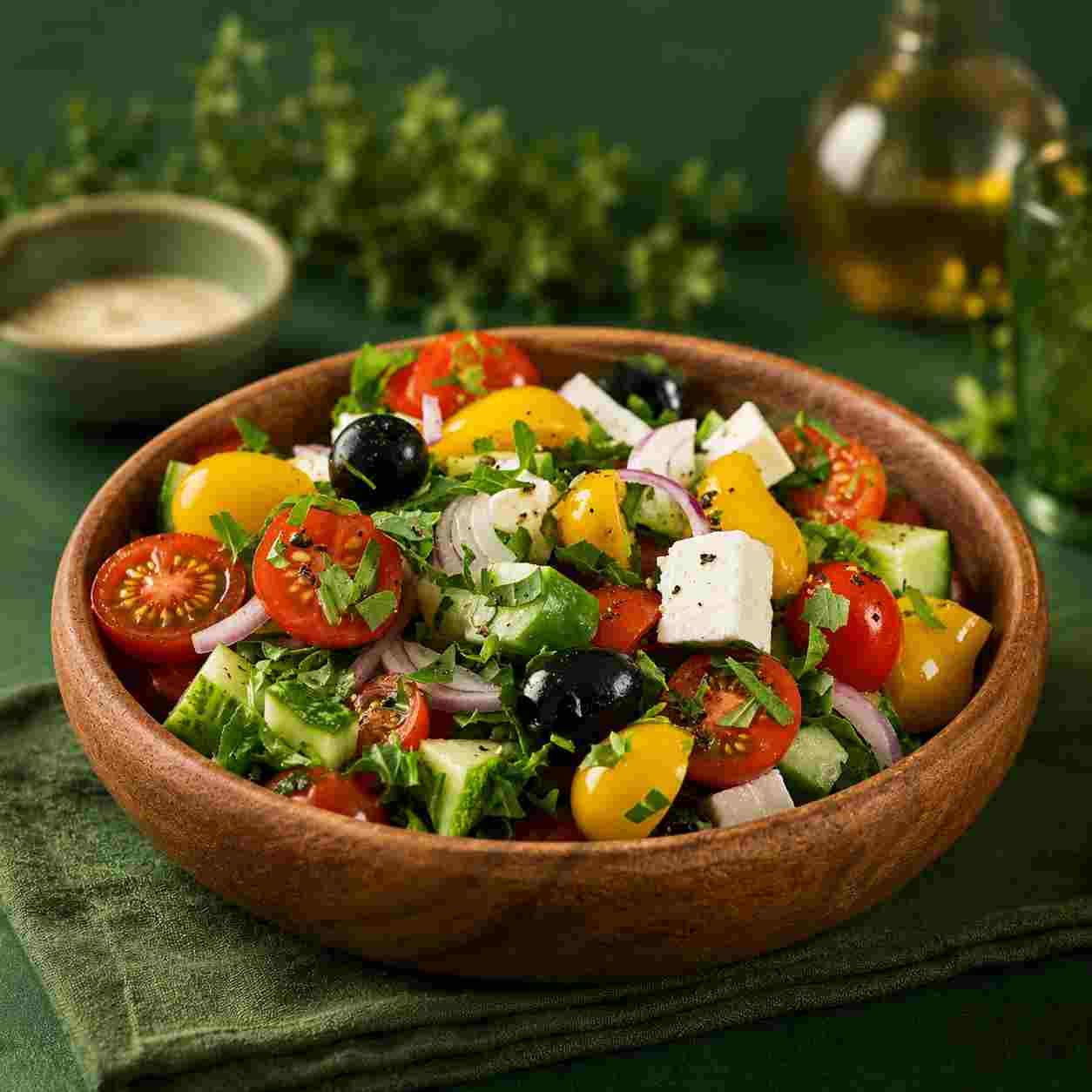 GREEK SALAD — SALADS