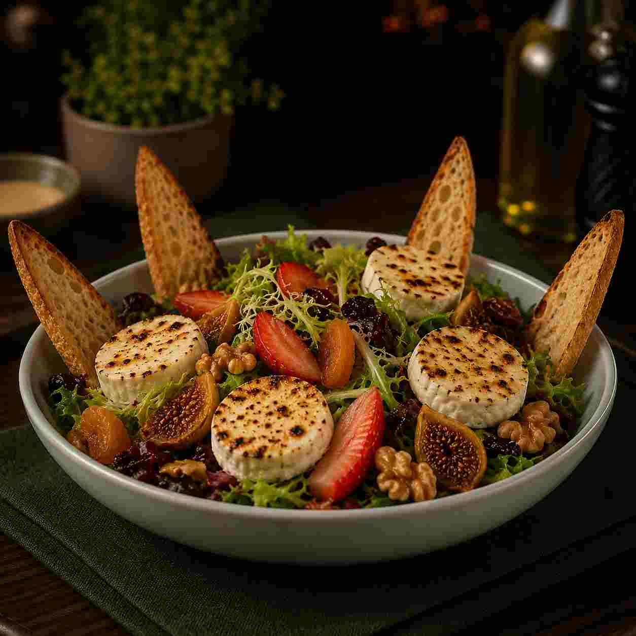 GOAT CHEESE SALAD — SALADS