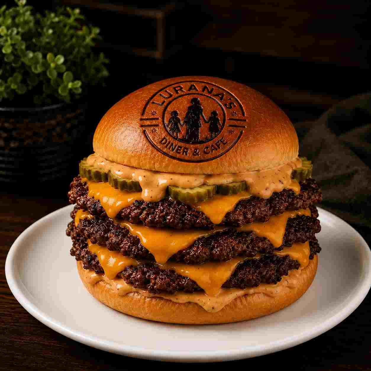 Triple Smash Burger — BURGERS