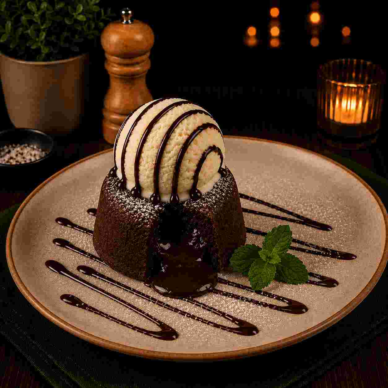 CHOCOLATE FONDANT — Desserts