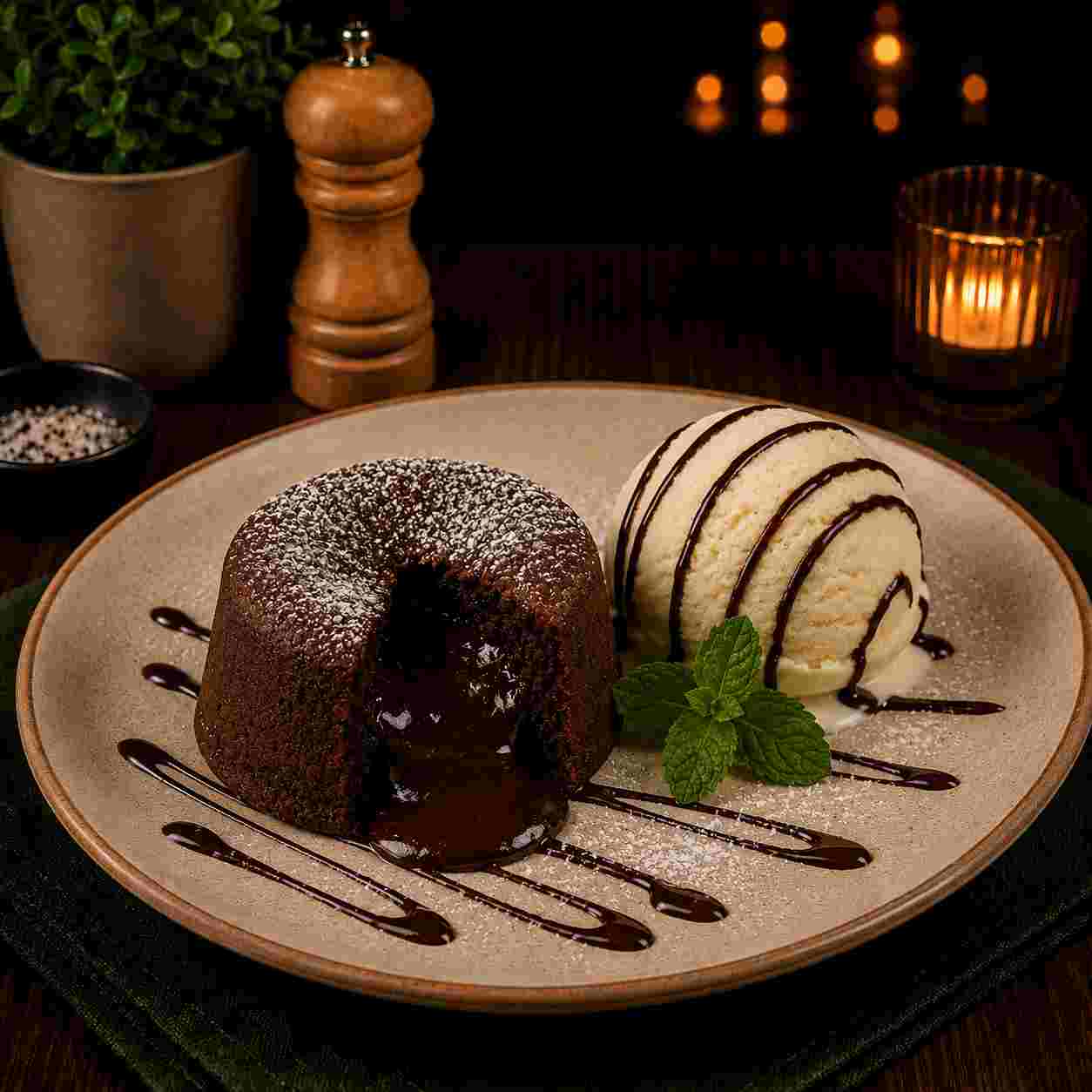 CHOCOLATE FONDANT — Desserts