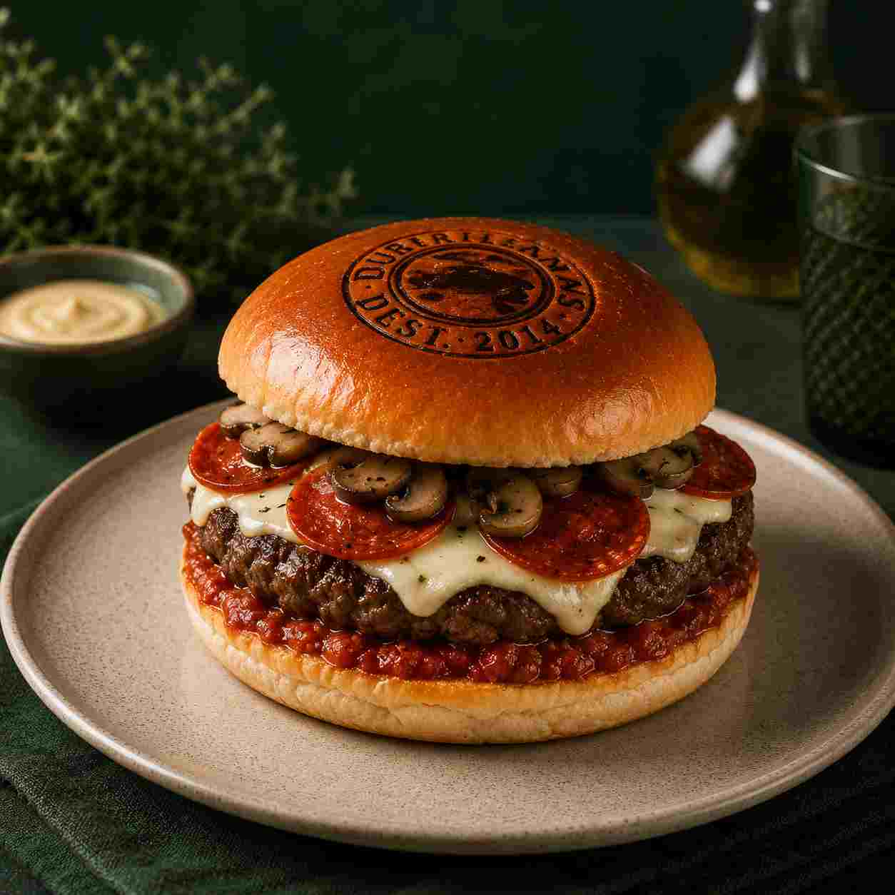 Pizza Burger — BURGERS