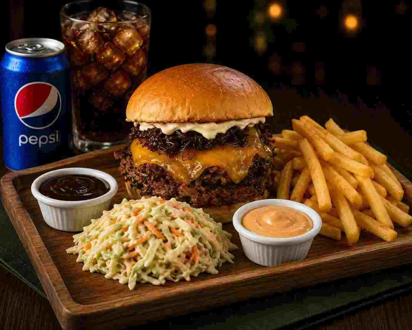 BRISKET HONEY BURGER — BURGERS