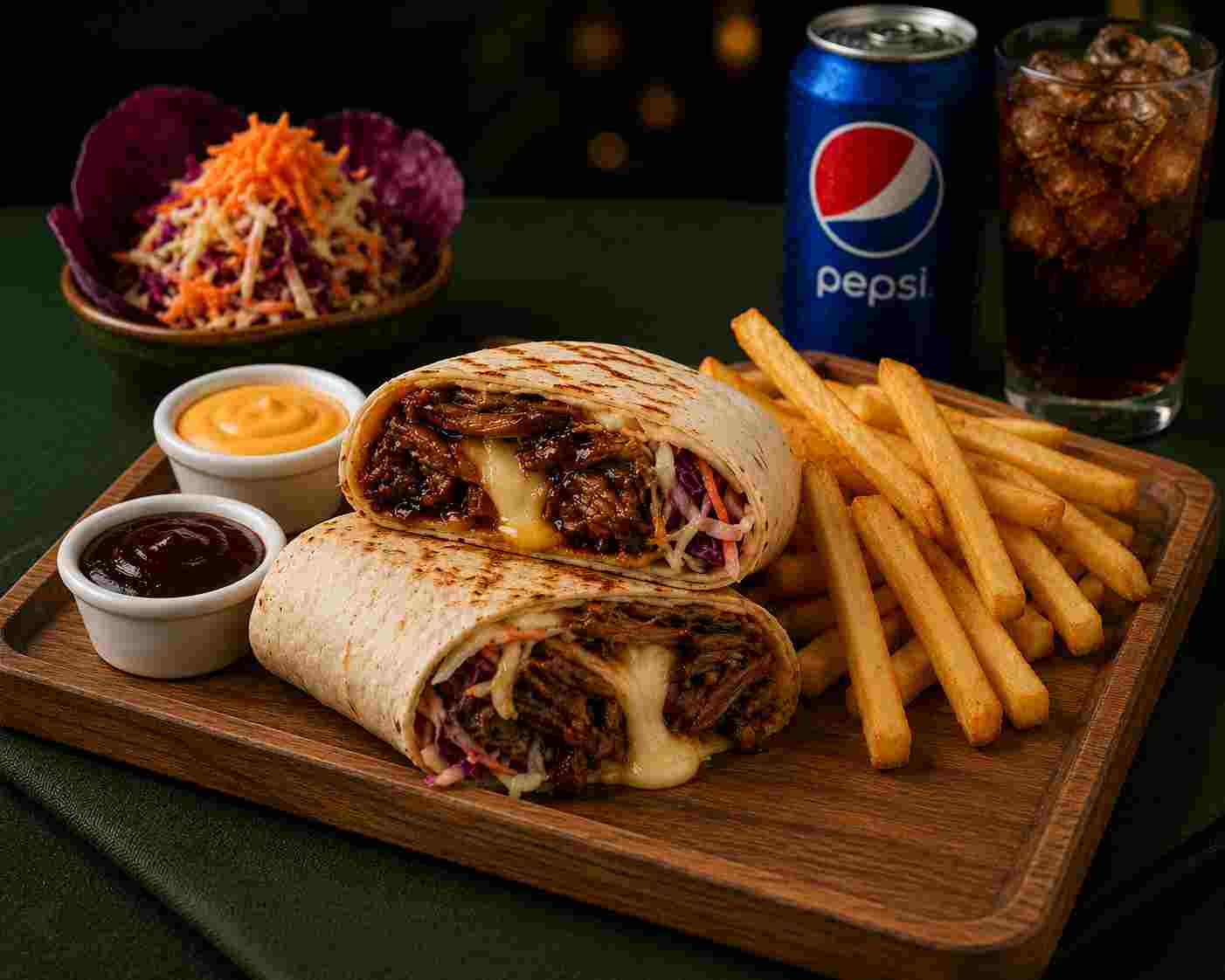 BRISKET WRAP — Sandwiches
