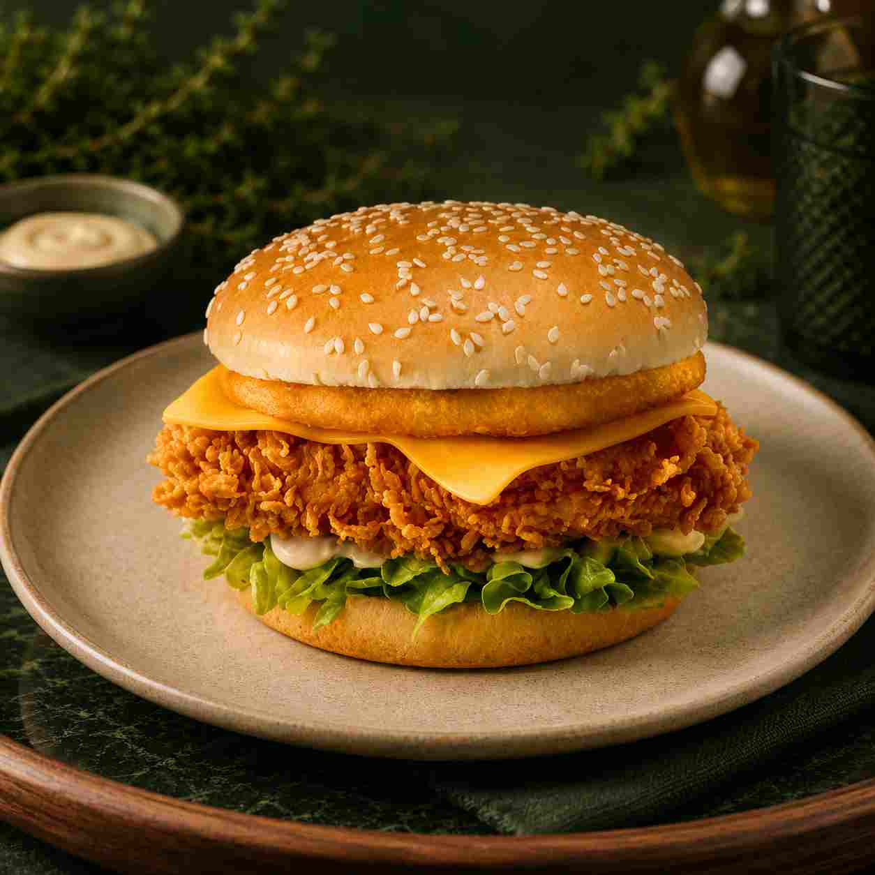ZINGER BURGER — BURGERS