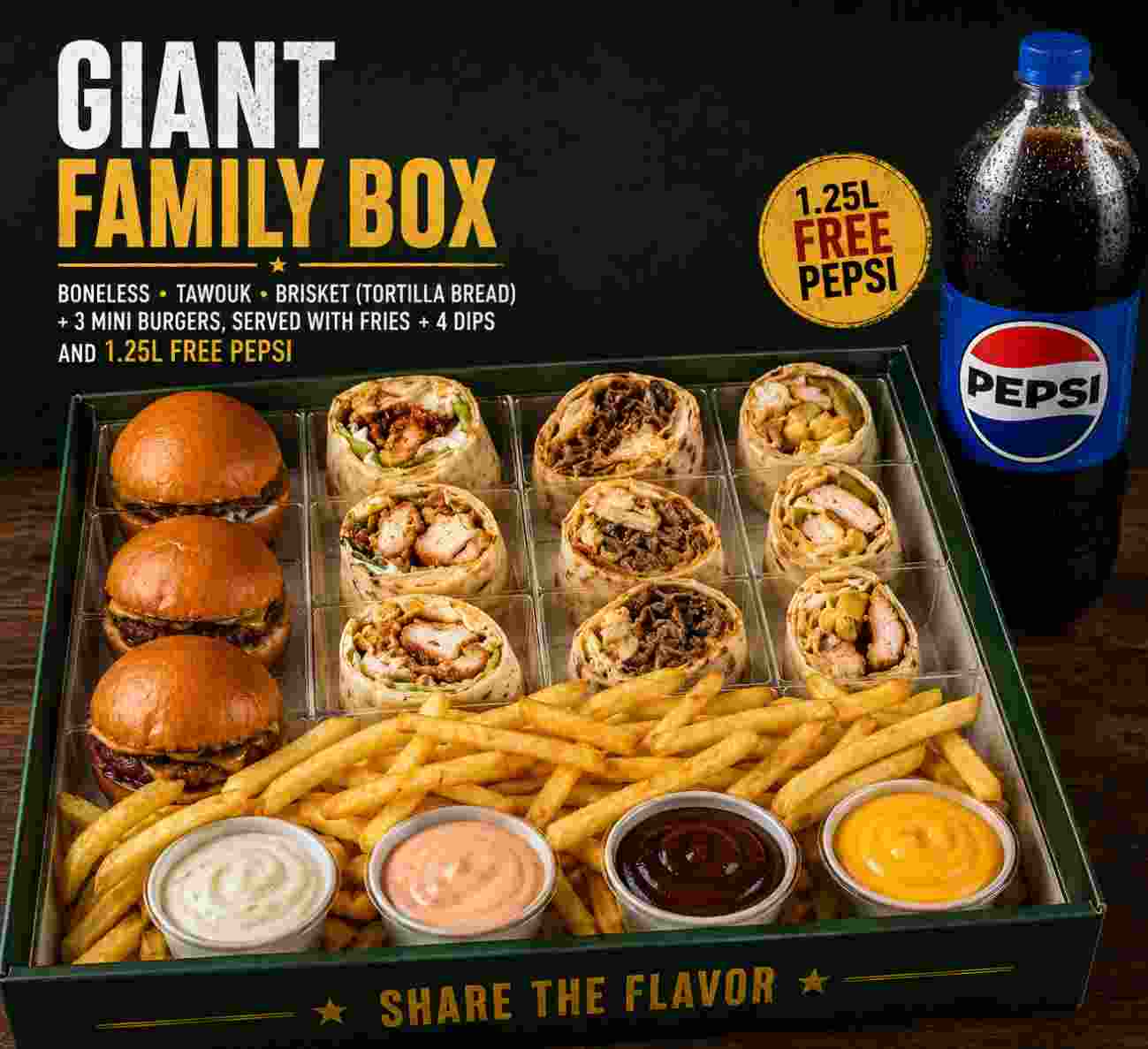 GIANT FAMILY BOX — Sandwiches