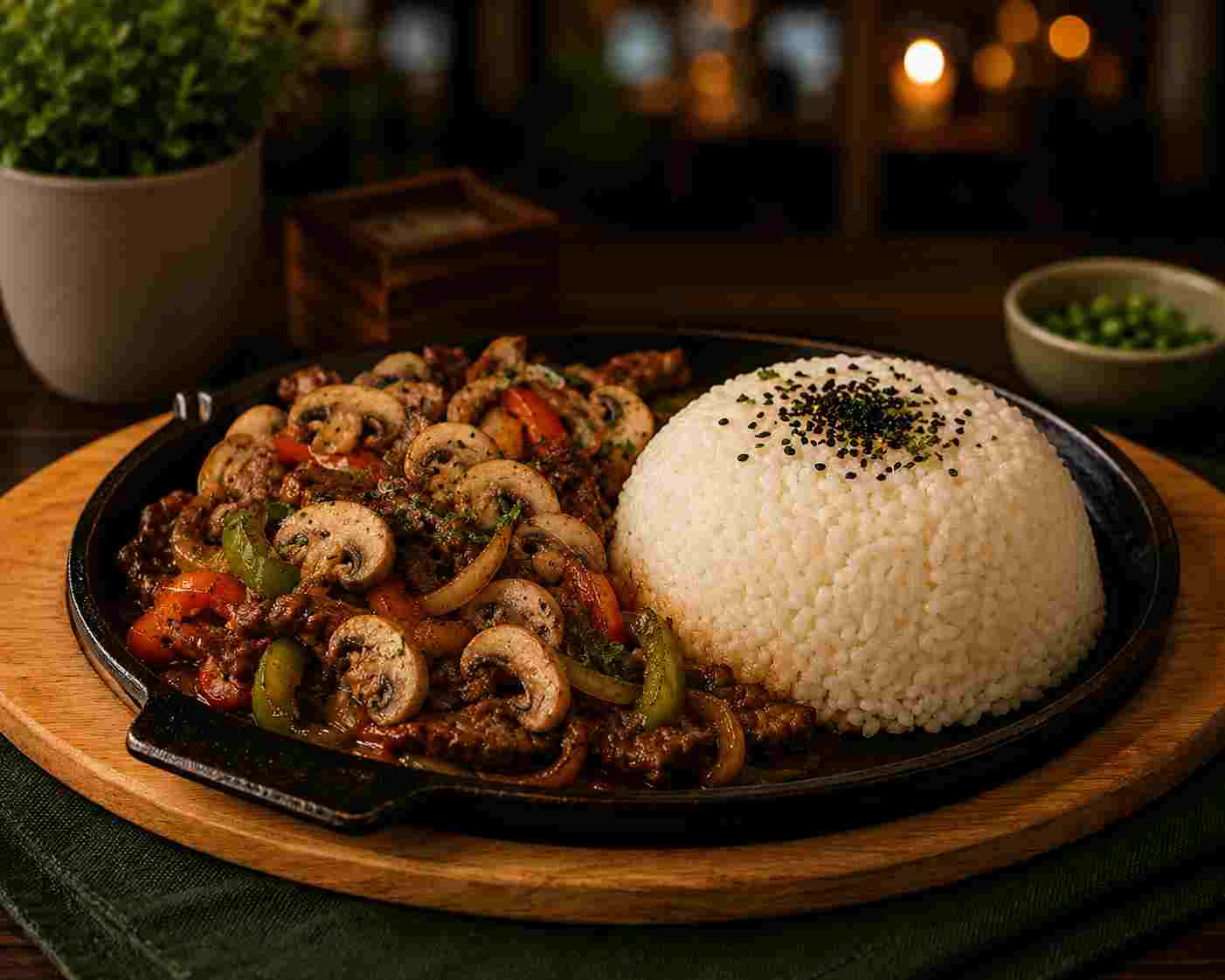 PEPPER STEAK — MAIN DISH