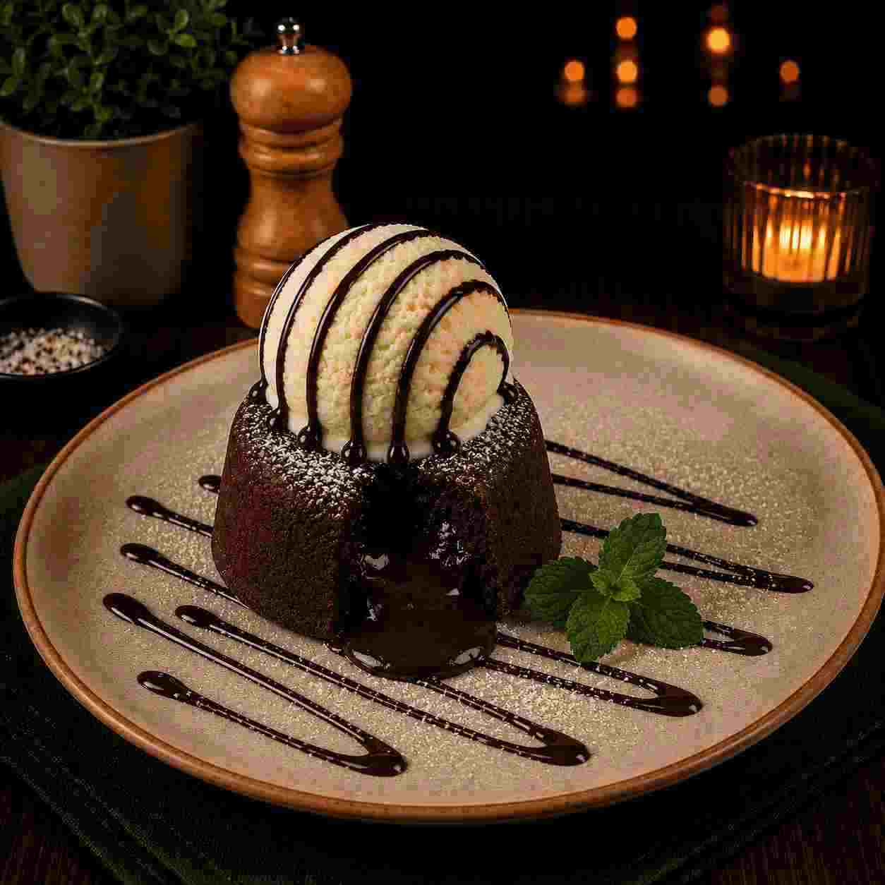 CHOCOLATE FONDANT — Desserts