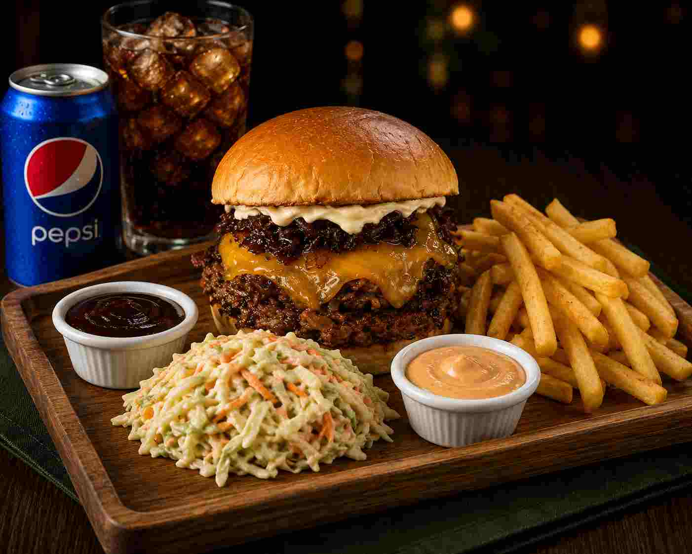 BRISKET HONEY BURGER — BURGERS