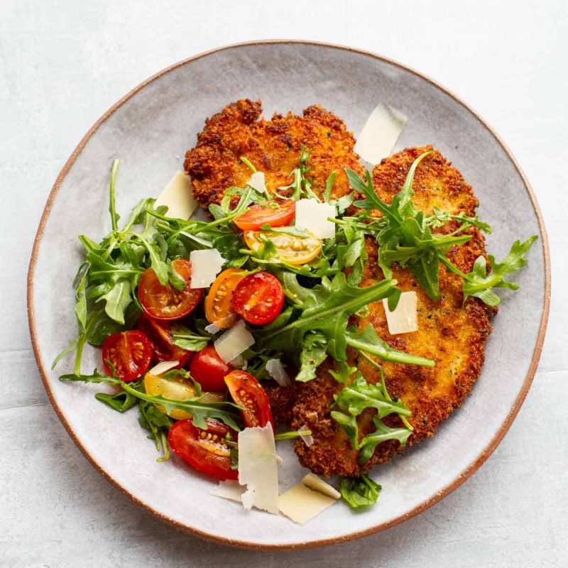 crispy-chicken-milanese-with-tomato-arugula-salad-14